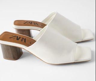 perspex mules zara