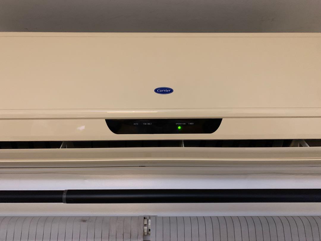 3 HP Non Inverter Carrier Split Type Aircon (Category: Air Conditioning and Heating) located in Makati City. Submitted by kelly17li (Listing ID 1038949481, Image 2). Description: As is where is Good working condition aircon compressor and unit only Tubes not included Rfs: moving out Pickup in Makati .