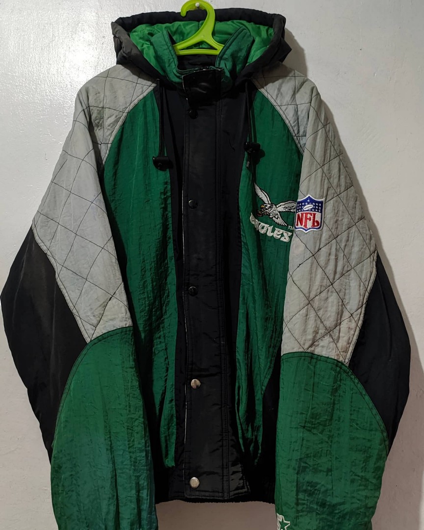 VTG 80s 90s Philadelphia Eagles NFL Starter DOWN Jacket Full Zip