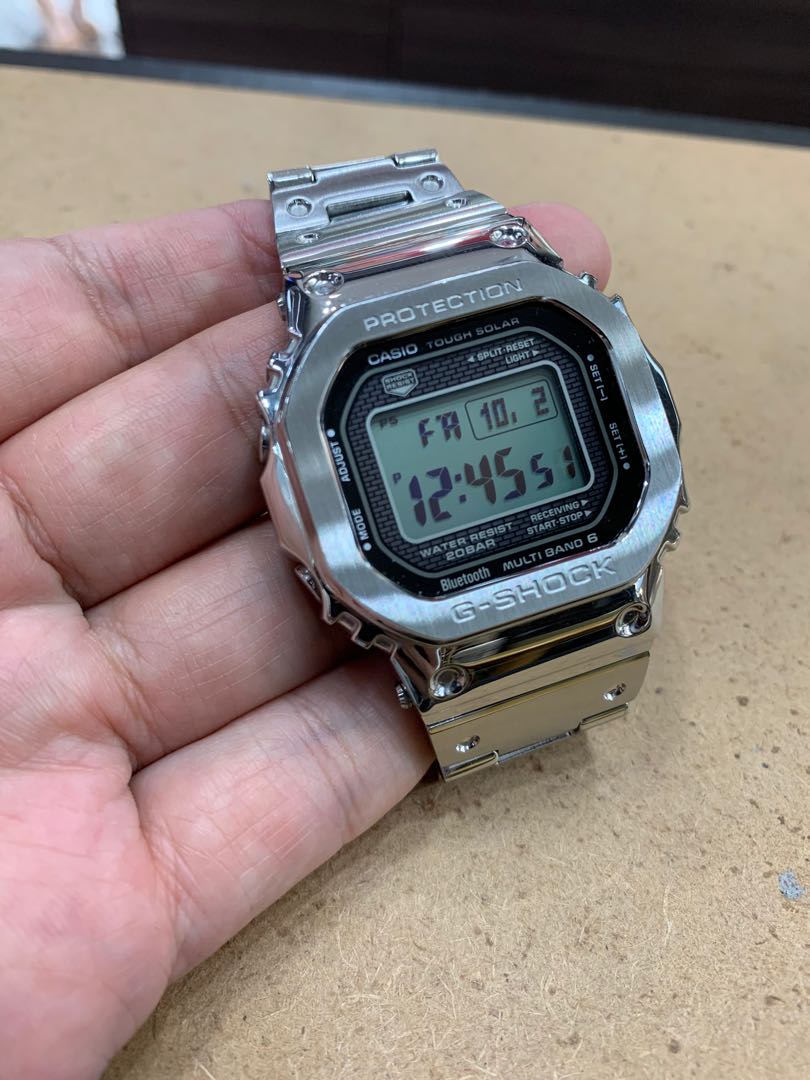 二手中古90% 新Casio GSHOCK GMW-B5000D-1 淨錶歡迎換錶K & L Watch