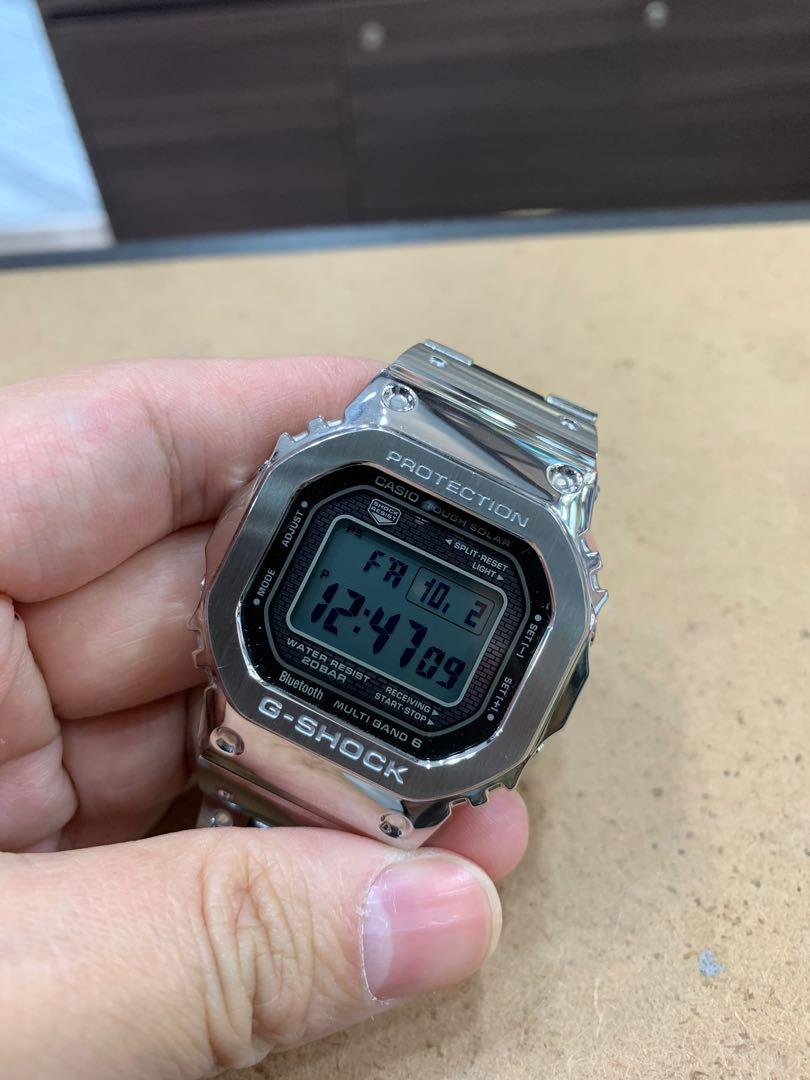 二手中古90% 新Casio GSHOCK GMW-B5000D-1 淨錶歡迎換錶K & L Watch 