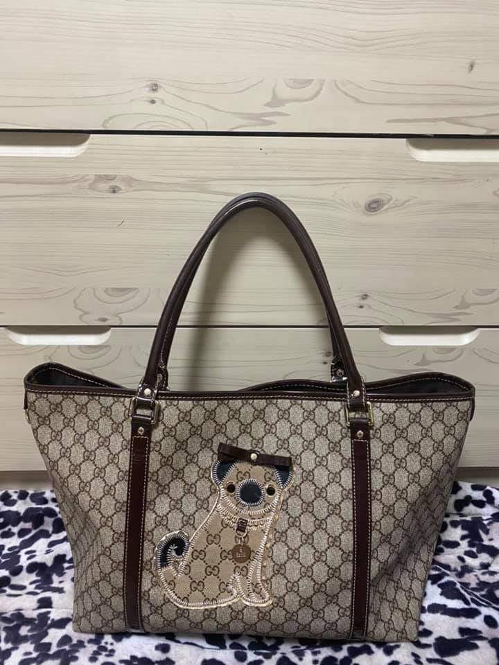 Gucci pug tote clearance