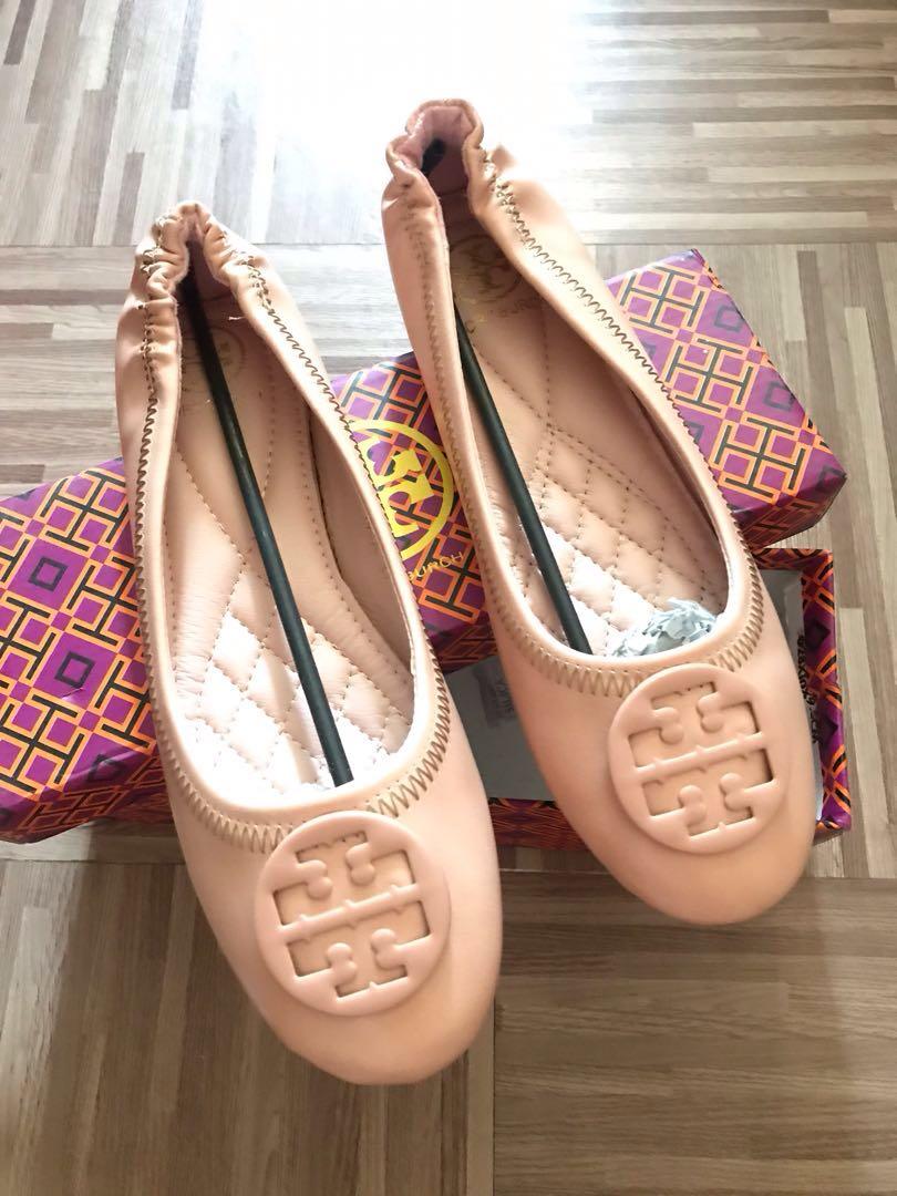 REPRICED TORY BURCH NUDE PINK FLATS