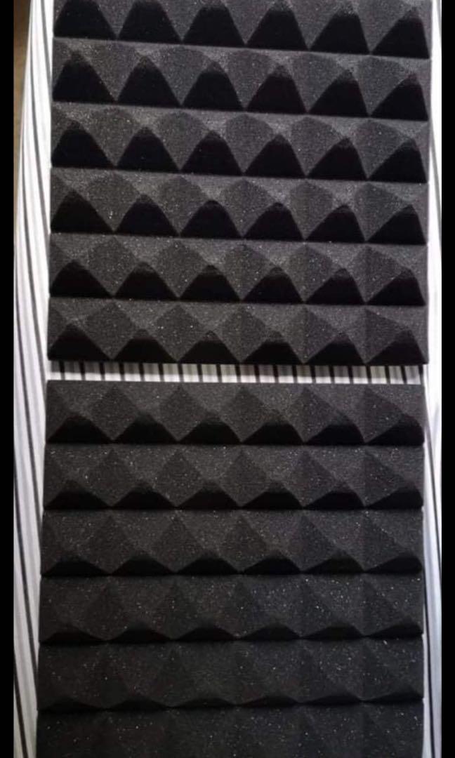 Acoustic Foam (Category: Home Improvement Tools & Accessories) located in Marikina City. Submitted by christine_km8enterprises (Listing ID 1038855344, Image 1). Description: FOR SALE‼️ ⚙️ACOUSTIC FOAM (eggcrate surface) https://m.me/129005395347379?ref=km8_Flow 📌Best for Acoustic treatments for 📌Studios 📌Home theaters 📌Hearing booths 📌Bars 📌Classrooms ⚙️Density 18/24 Fire Retardant Nrc 0.6 Gray/Black colors available 🔥Available sizes🔥 44i