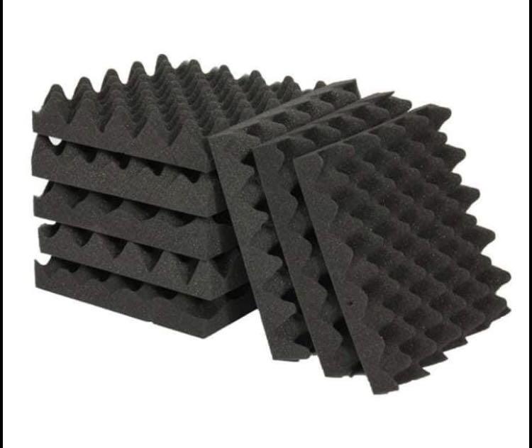 Acoustic Foam (Category: Home Improvement Tools & Accessories) located in Marikina City. Submitted by christine_km8enterprises (Listing ID 1038855344, Image 3). Description: FOR SALE‼️ ⚙️ACOUSTIC FOAM (eggcrate surface) https://m.me/129005395347379?ref=km8_Flow 📌Best for Acoustic treatments for 📌Studios 📌Home theaters 📌Hearing booths 📌Bars 📌Classrooms ⚙️Density 18/24 Fire Retardant Nrc 0.6 Gray/Black colors available 🔥Available sizes🔥 44i