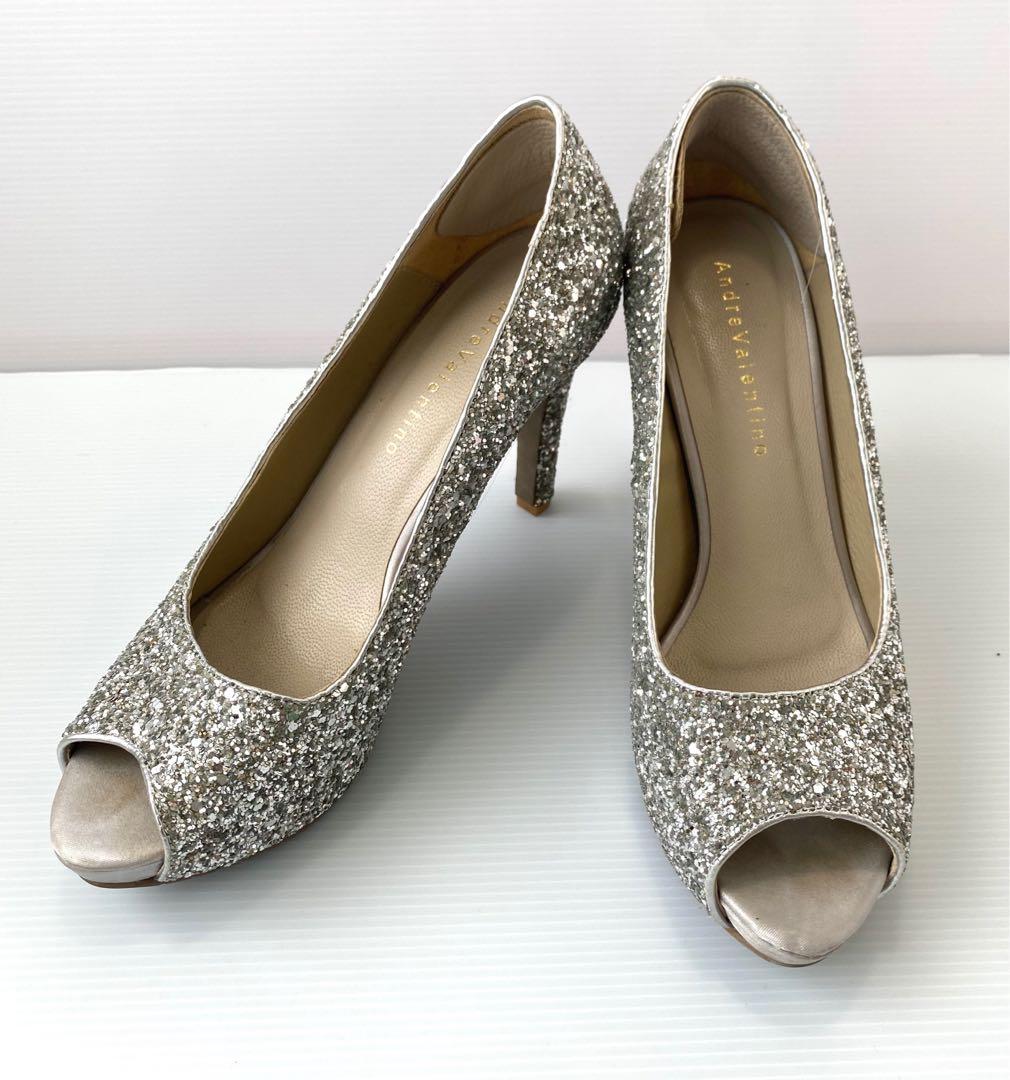 sparkly court shoe