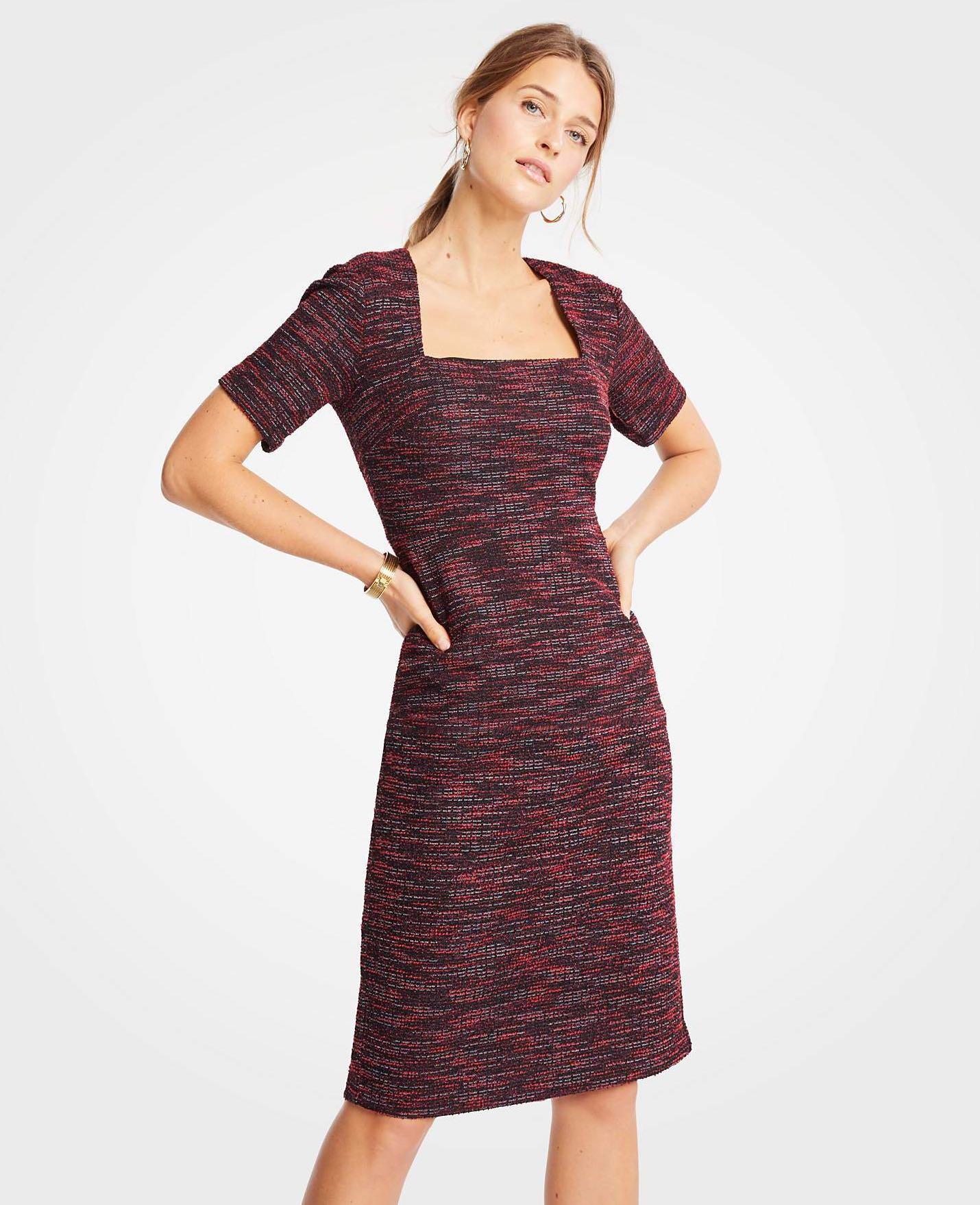 Ann taylor outlet square neck dress