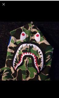 Bape shark hoodie