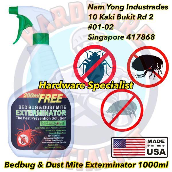 Bedbug 911 Bed Bug Dust Mite Exterminator Spray Health Beauty Hand Foot Care On Carousell