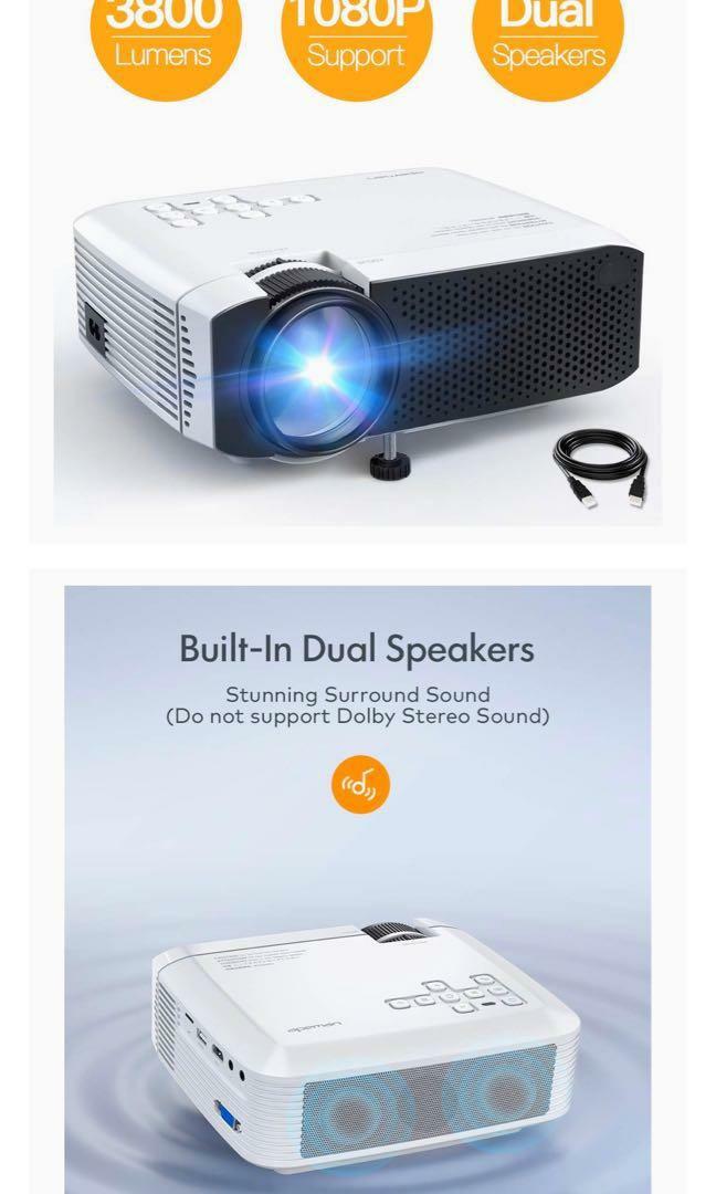 3800 Lumens Apeman LC350 Projector 
