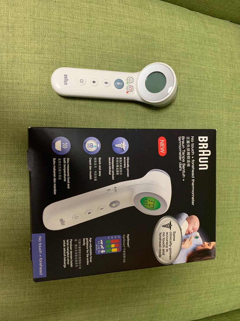 Braun Forehead Thermometer (BNT400), Health & Nutrition, Health
