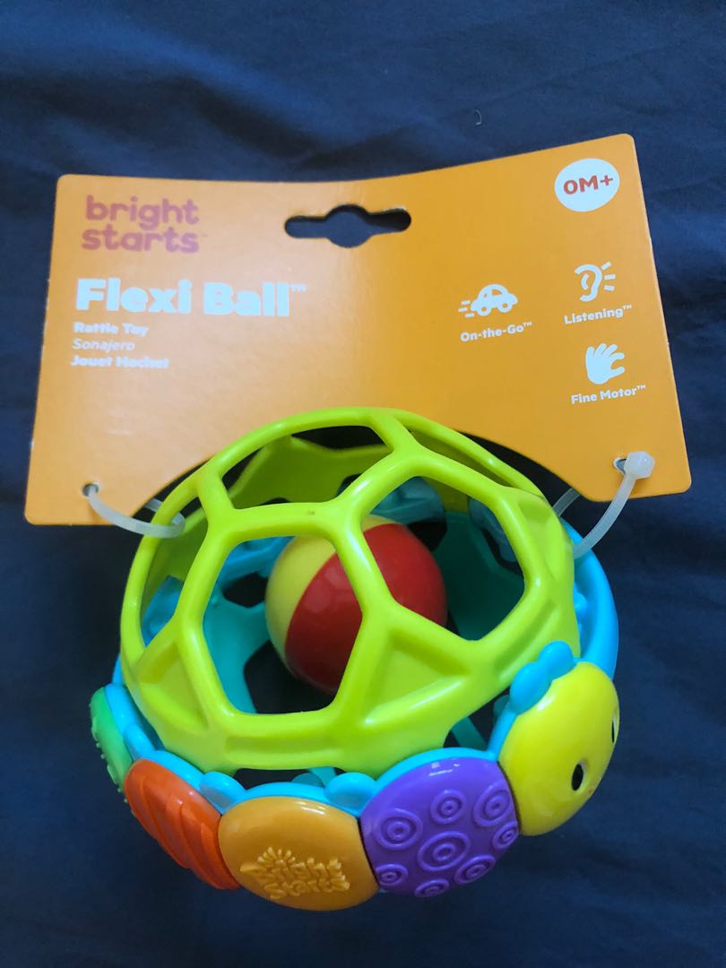 Bright Starts Rattle and Flexi ball Babies Kids Infant Playtime on Carousell