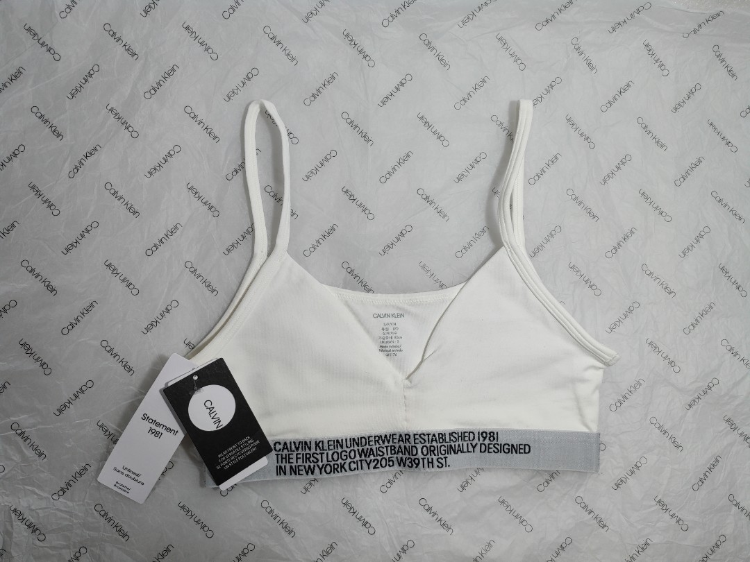 Calvin klein statement outlet 1981 reversible bralette