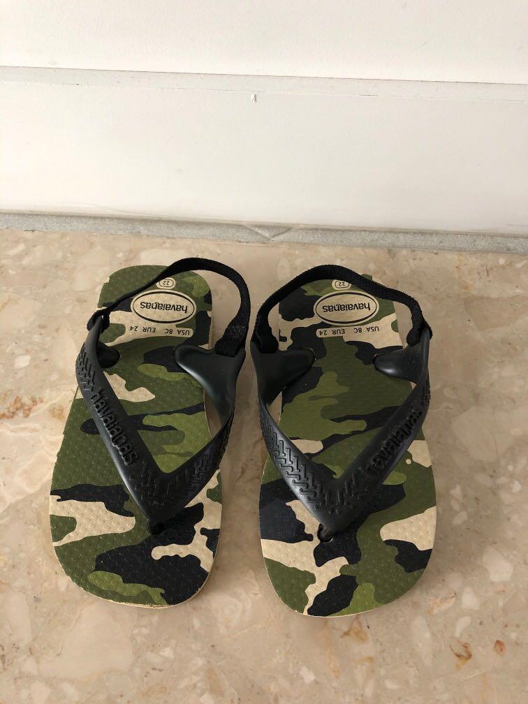 camouflage slippers