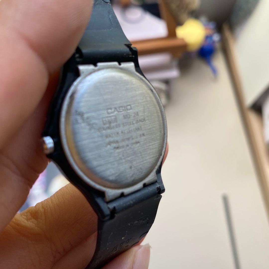 Casio black watch discount analog