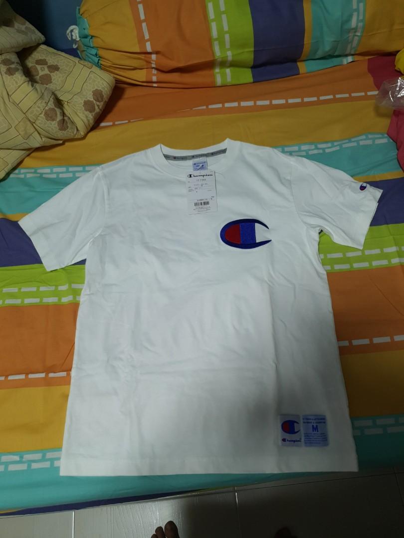 champion big logo tee