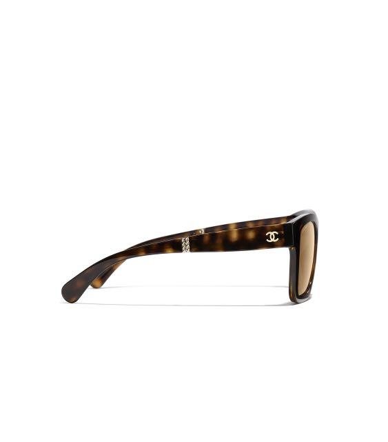 chanel foldable sunglasses