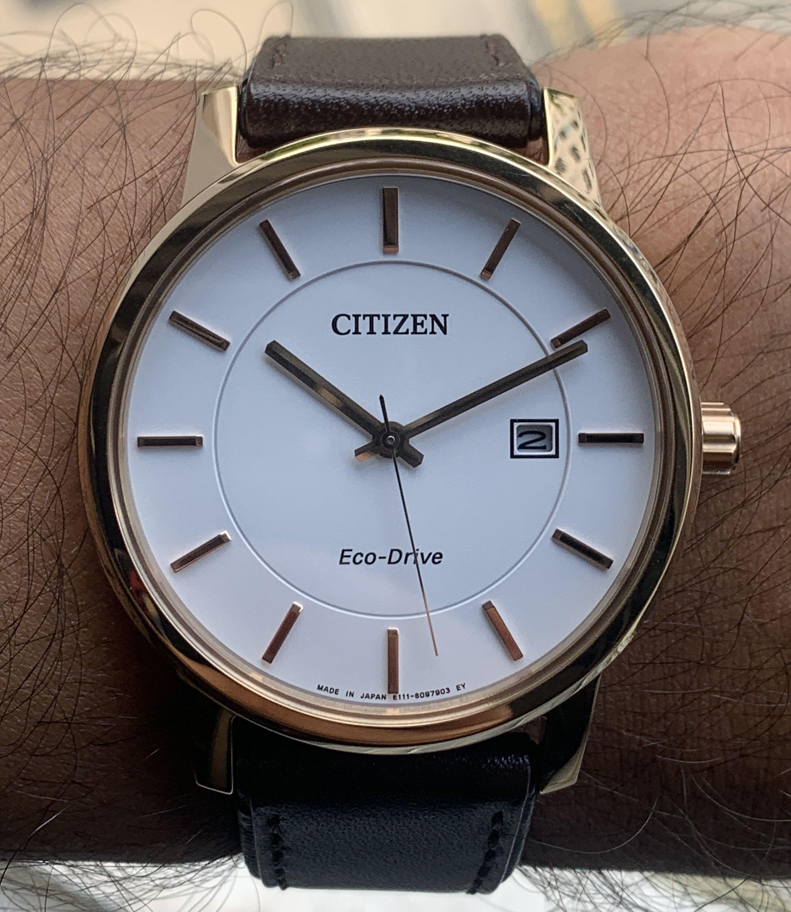 Citizen sun cheap powered watch