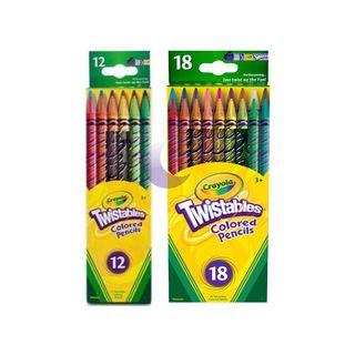 Crayola Twistables Colored Pencils 12 and 18 | Arts & Crafts | School Supplies