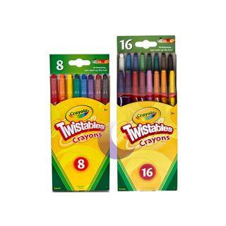 Crayola Twistables Crayons 8 and 16 | Arts & Crafts | School Supplies