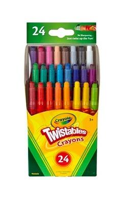 Crayola Twistables Mini Crayons 24 | Arts & Crafts | School Supplies
