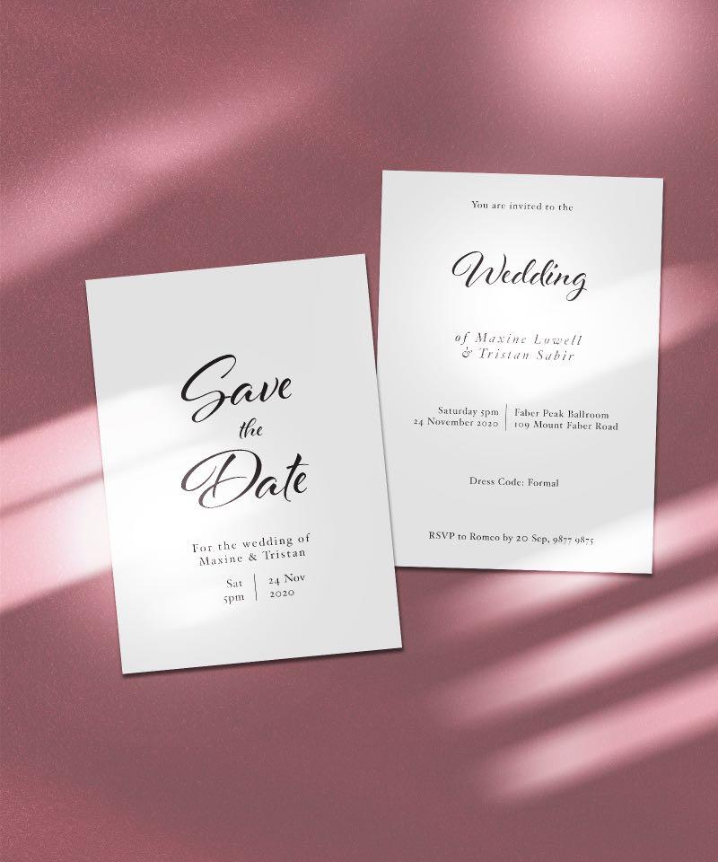 Customisable Invitation Greeting Cards Wedding Anniversary Celebration Events Party Design Animated Videos And Printing Design Craft Art Prints On Carousell