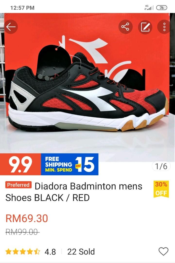 diadora badminton shoes