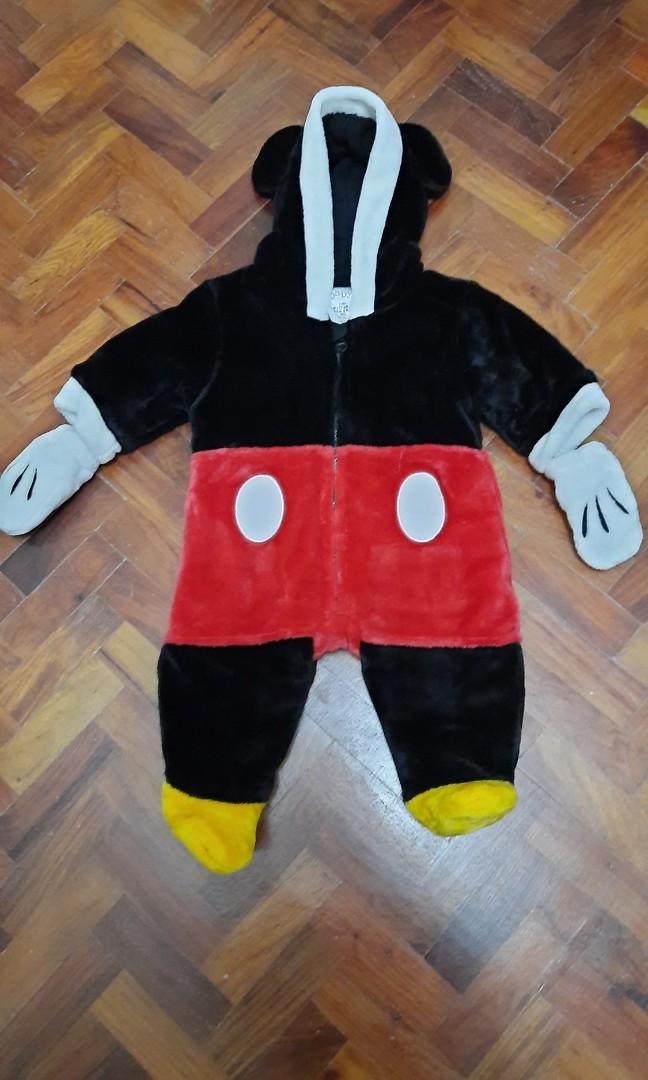 mickey mouse onesie baby
