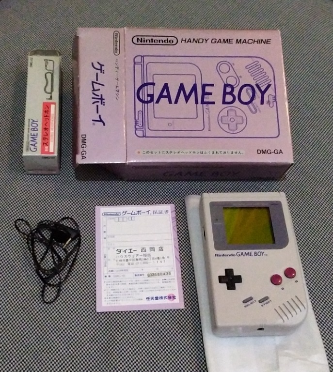 DMG-GA GAMEBOY WITH BOX (CiB), Video Gaming, Video Game Consoles