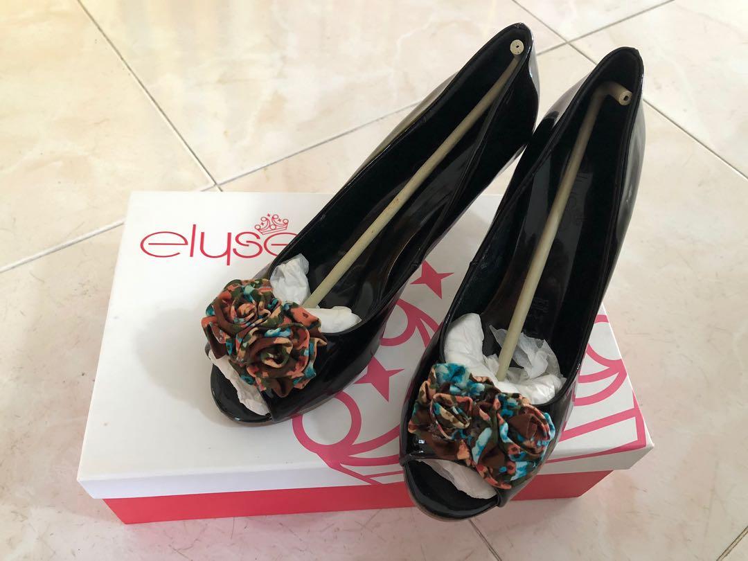 Elyse high heel black shoes, Women's 