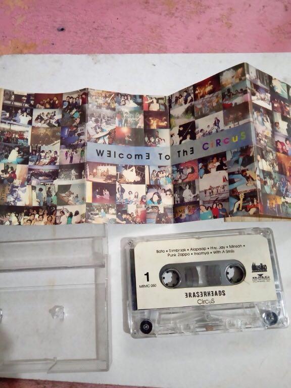 ERASERHEADS audio cassette tape/CIRCUS album, Hobbies & Toys, Music