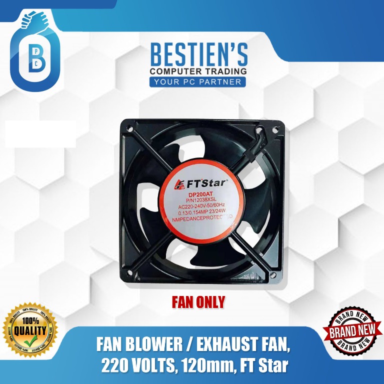 Fan Blower Exhaust Fan 2 Volts 1mm Ft Star Electronics Computer Parts Accessories On Carousell