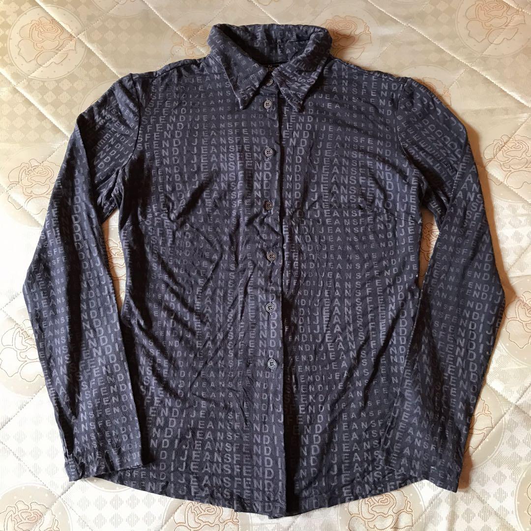 fendi jeans monogram