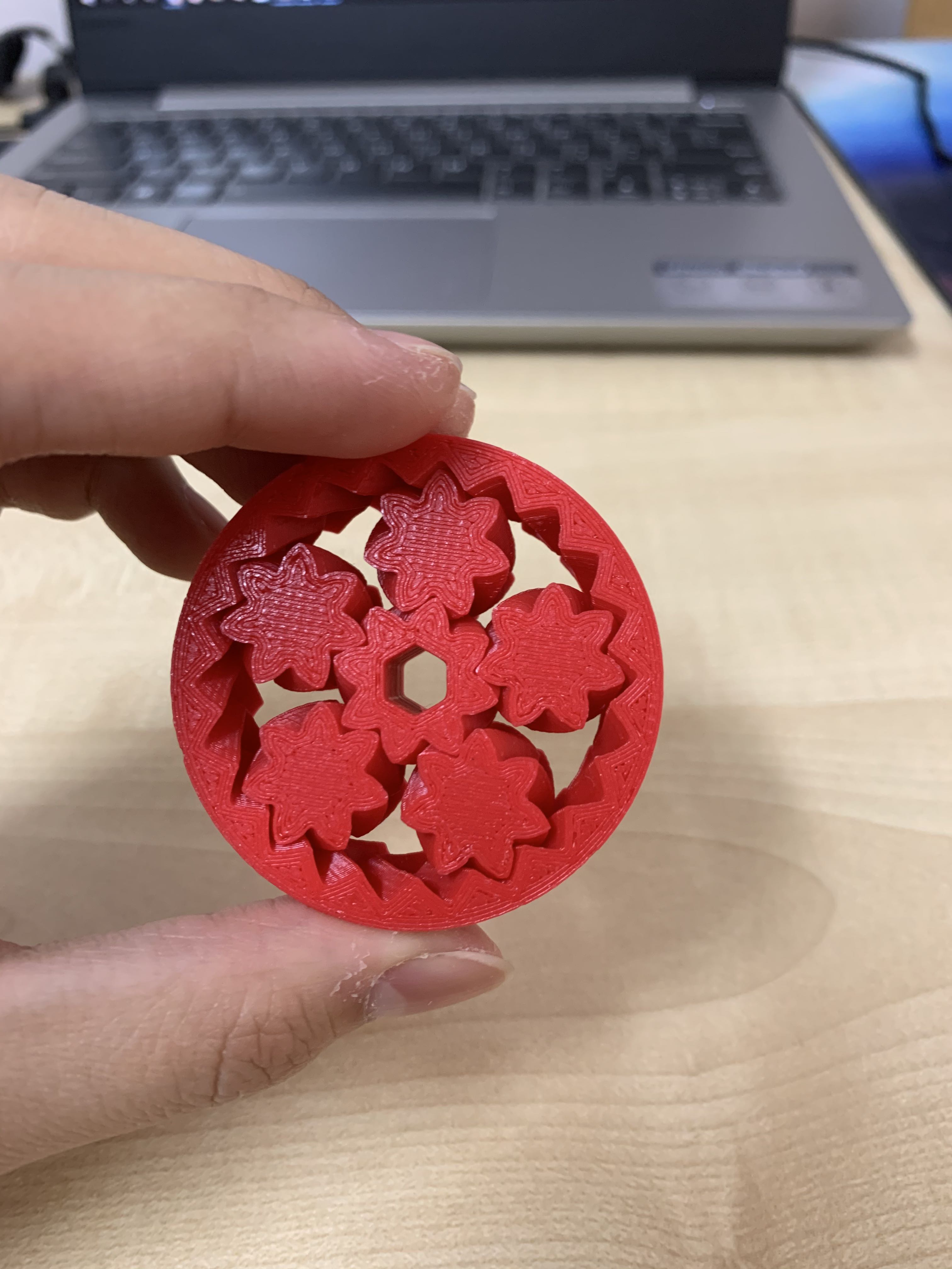 Fidget Spinner Planetary Gear 3D Printed
