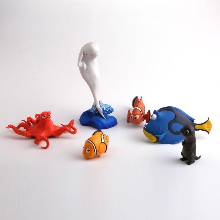 Finding Nemo Figurines Cake Toppers 6 Pcs a Set Hobbies