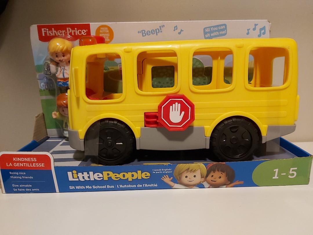little people sit with me school bus