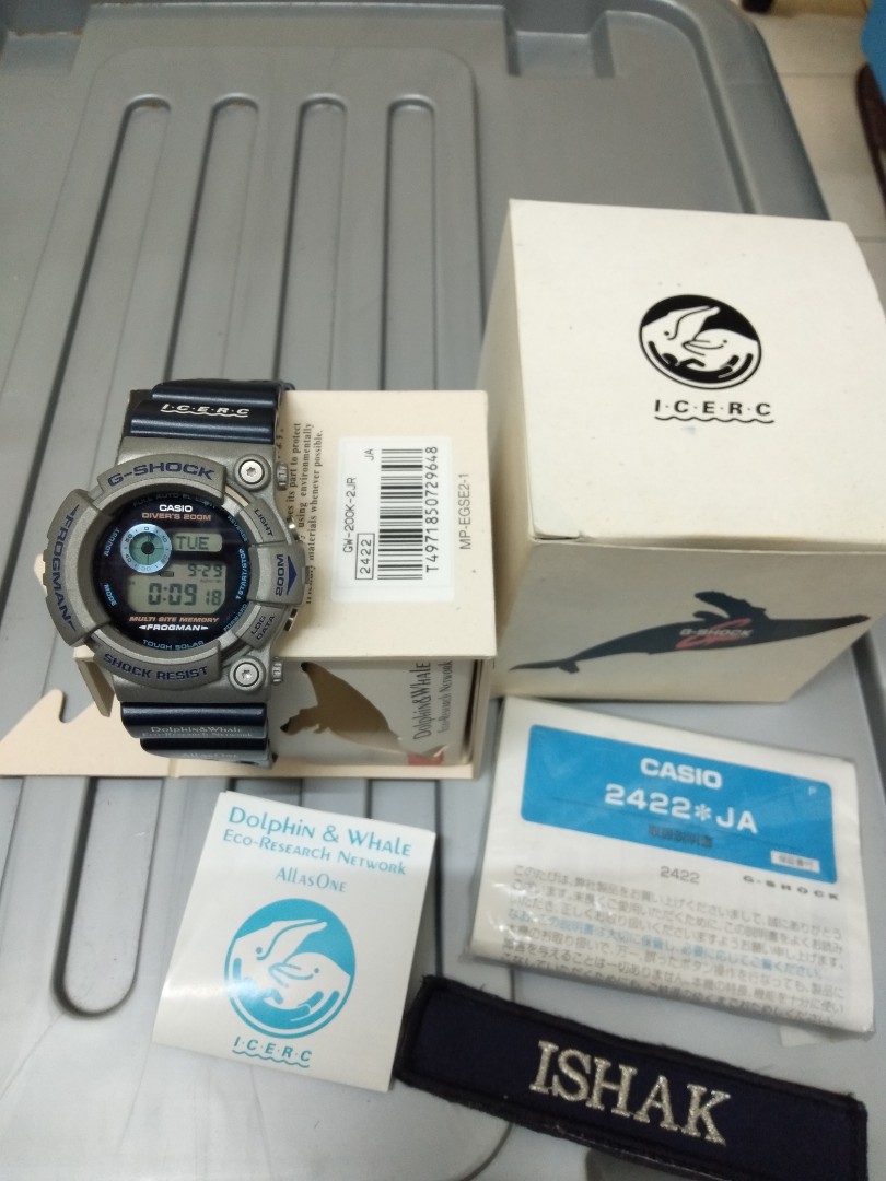 G SHOCK frogman gw-200k-2jr icerc, Men's Fashion, Watches