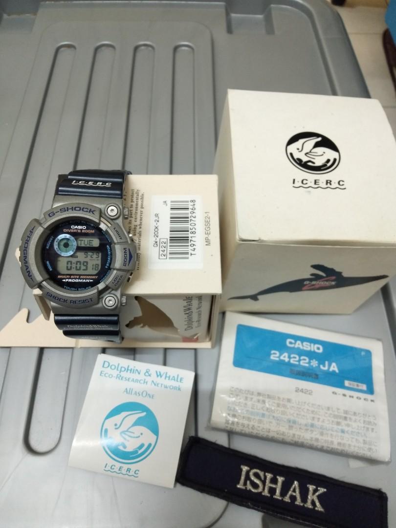 G SHOCK frogman gw-200k-2jr icerc, Men's Fashion, Watches  Accessories,  Watches on Carousell