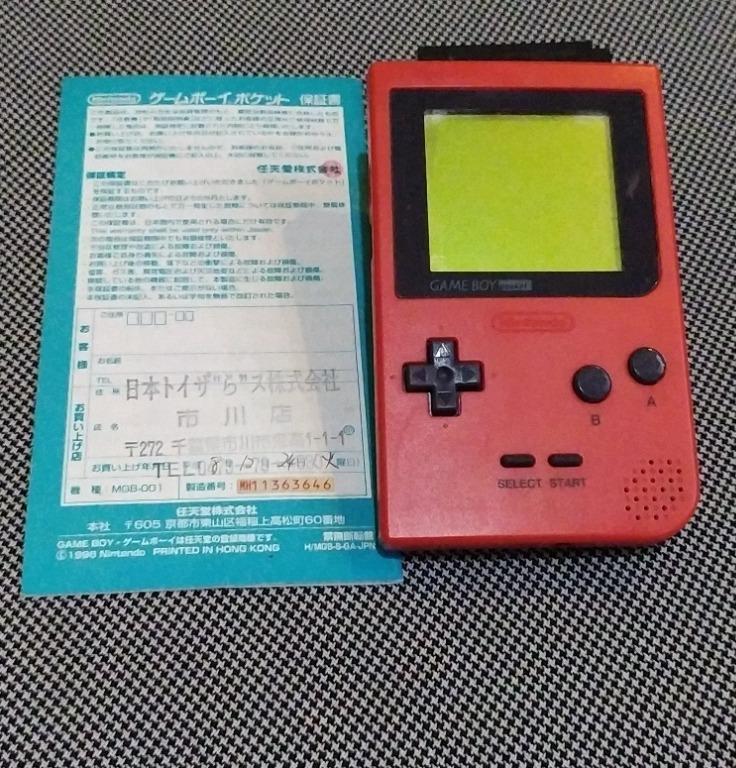 Gameboy Pocket Red Video Gaming Video Game Consoles Others On Carousell