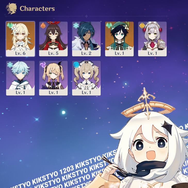 Genshin Impact Ar7 Venti Fischl 4 Star Weapon Barbara C1203 Toys Games Video Gaming Video Games On Carousell