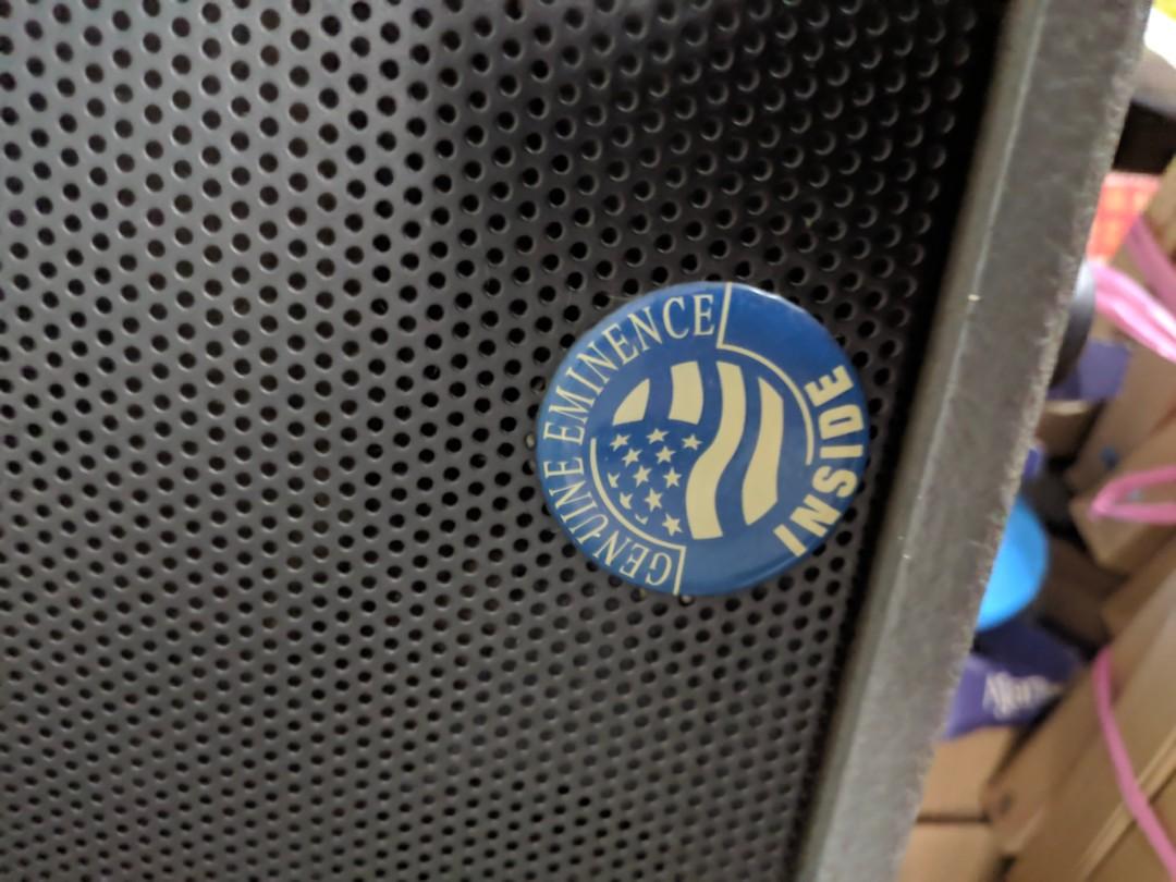 Genuine Eminence PA DJ speakers