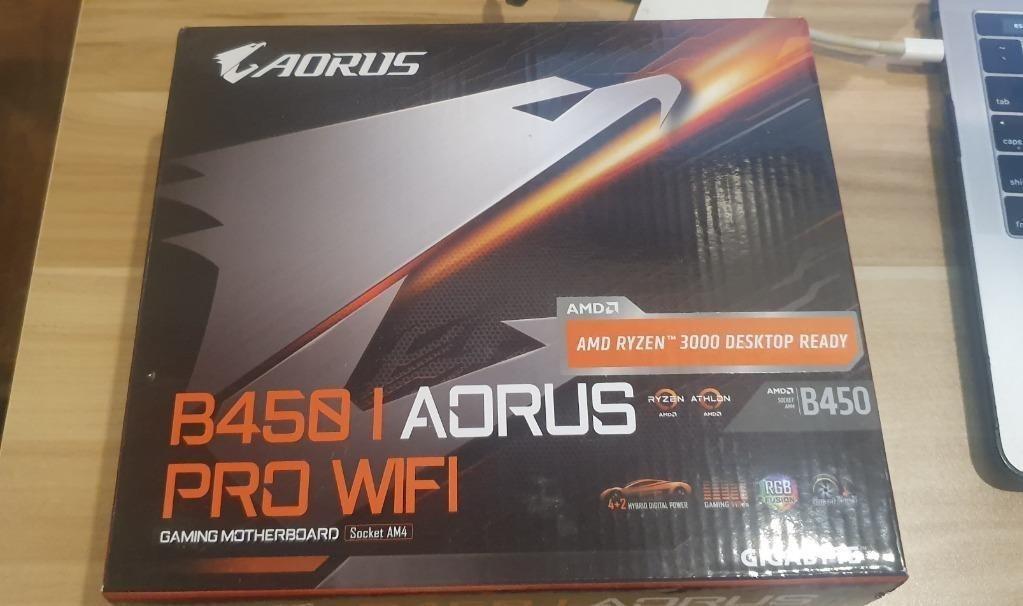 Gigabyte B450 I Aorus Pro Wifi Am4 Mini Itx M 2 Thermal Guard With Wifi B450i Itx Motherboard Electronics Computer Parts Accessories On Carousell