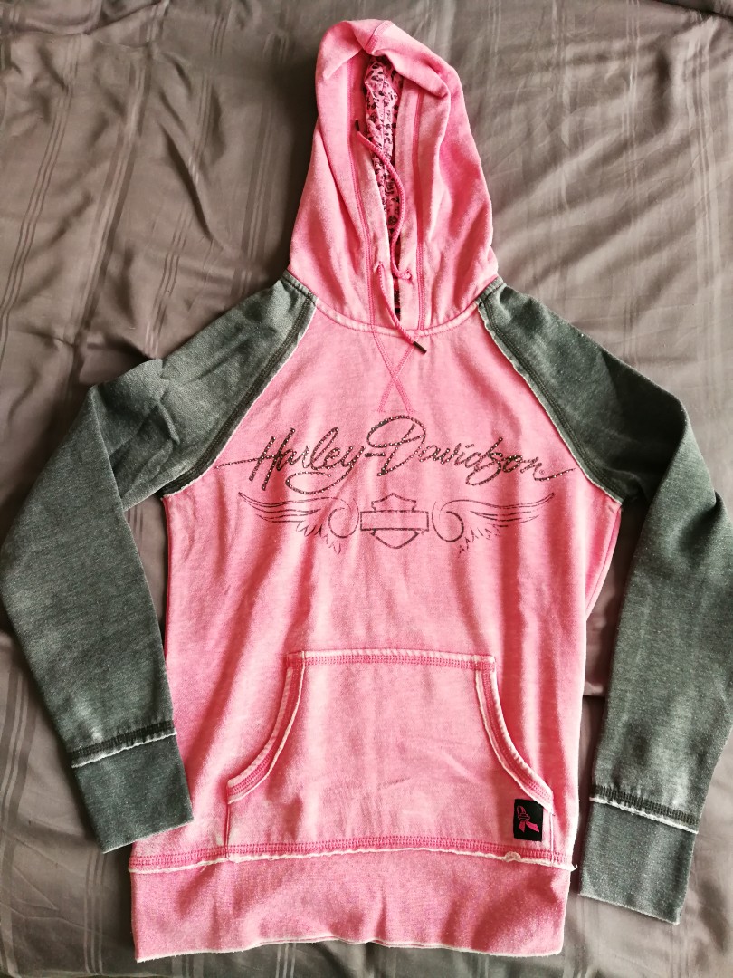 Pink harley deals davidson hoodie