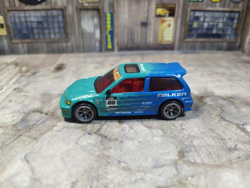 hot wheels civic ef custom