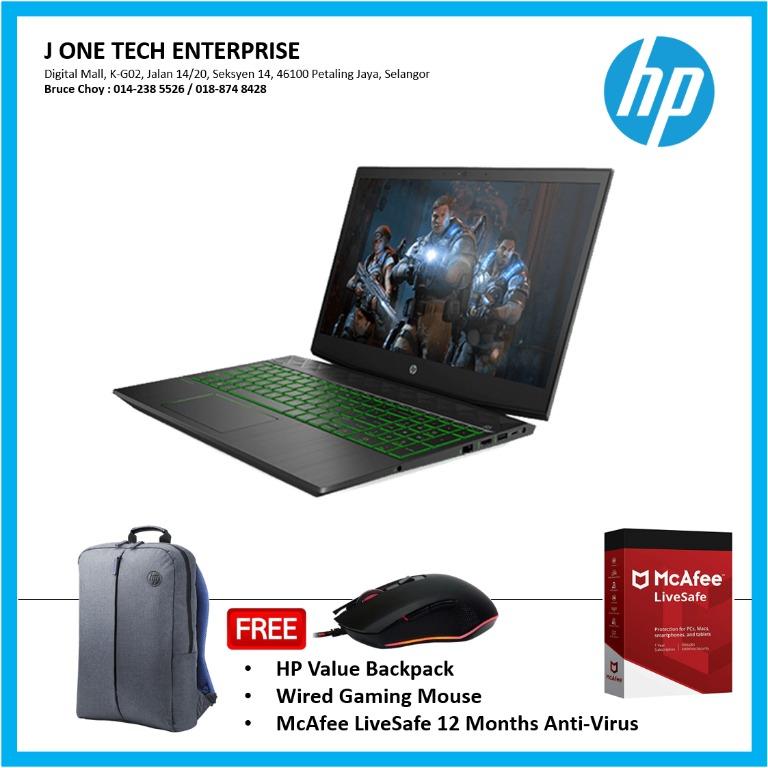 Hp Pavilion Gaming 15 Ec1036ax 15 6 Fhd 144hz Laptop Shadow Black Ryzen 5 4600h 8gb 512gb Ssd Gtx1650 4gb W10 Electronics Computers Laptops On Carousell