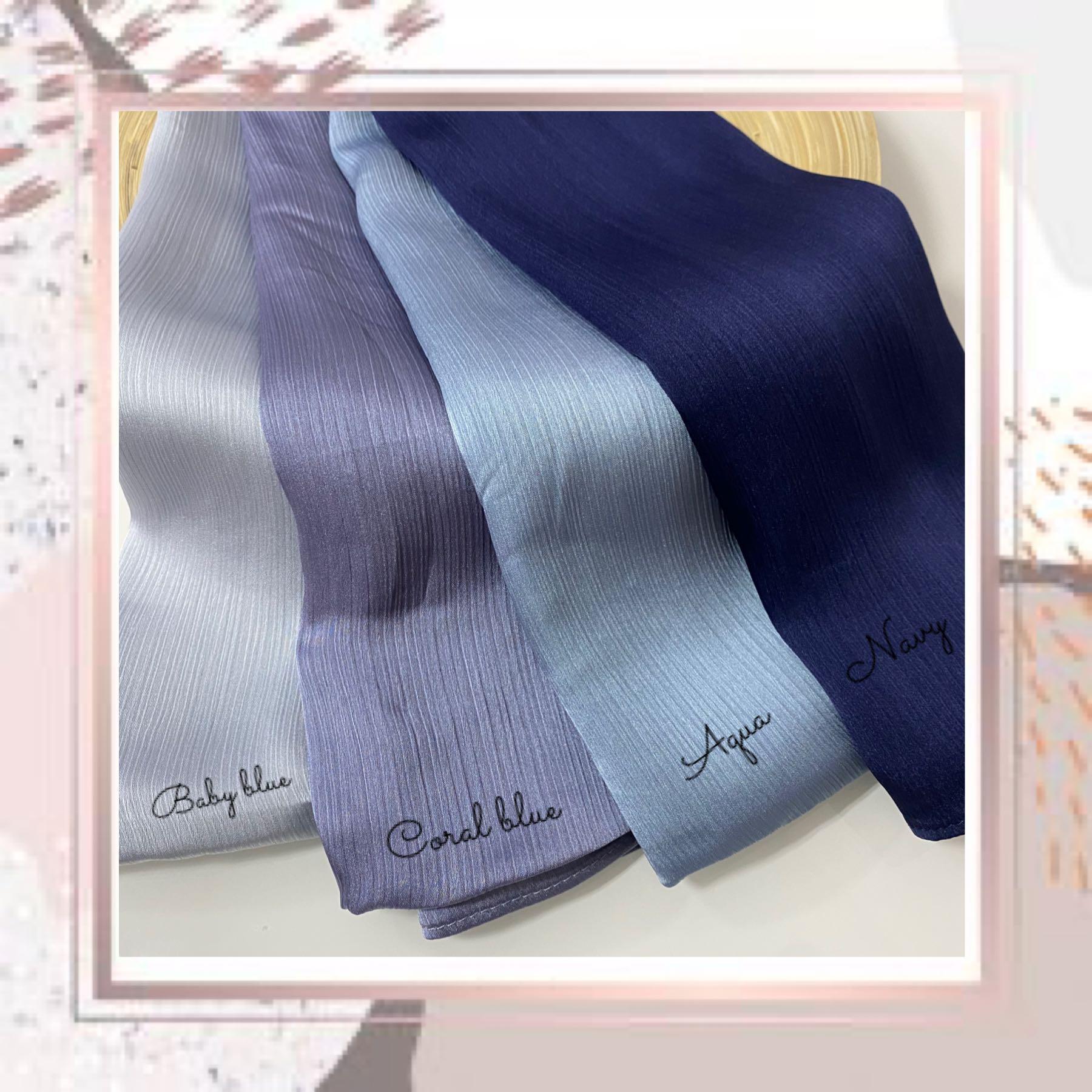tutorial shawl satin muna