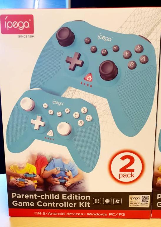 iPega Controller Kit 2 Pack - Switch Controller / PC / PS3 (Category: Controllers) located in Petaling Jaya. Submitted by aikilyugaming (Listing ID 1038885060, Image 3). Description: IPEGA PARENT - CHILD EDITION GAME CONTROLLER KIT - Nintendo Switch / Windows PC/ PS3 Included:- Gamepad x2 User manual x1 Type-C usb cable x1 Features:- 1) Support game on Nintendo Switch / Switch Lite, PS3, Android and PC (Win7+ Version) 2) With vibration, six axis 