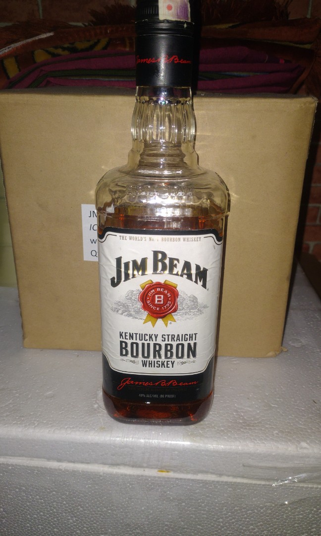 whiskey jim beam white original, Makanan & Minuman, Minuman ...