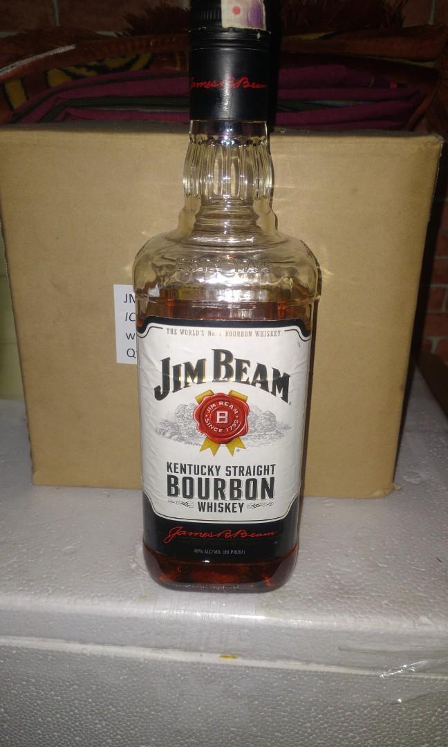 whiskey jim beam white original, Makanan & Minuman, Minuman ...
