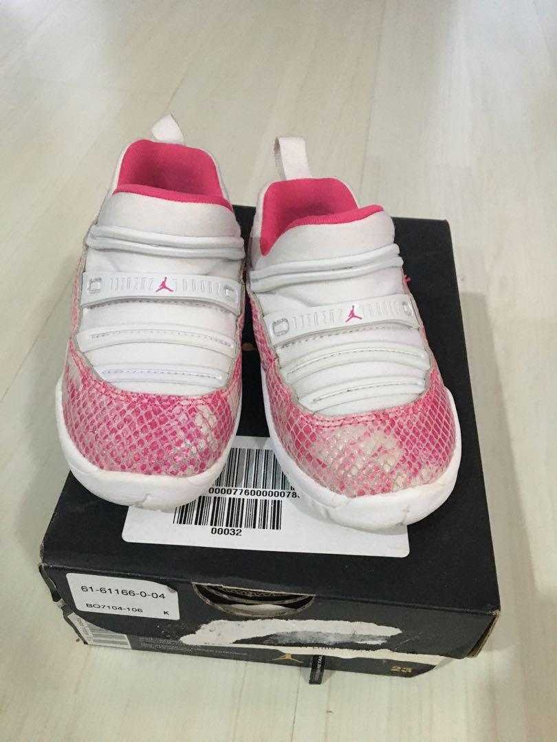 jordan retro 11 little flex pink